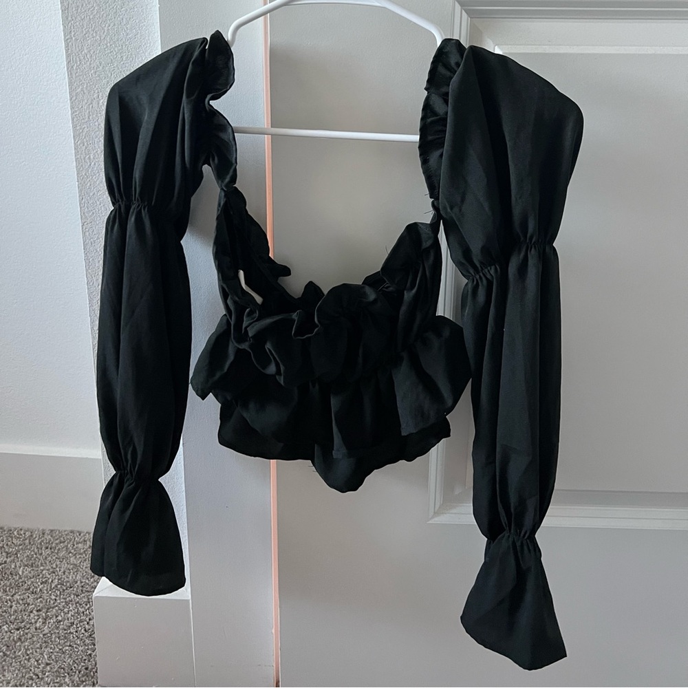 Missguided off the shoulder top - size small
